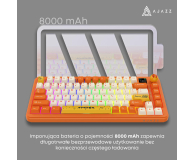 Ajazz AK820 MAX Avocado Switch Orange White RGB z ekranem - 1536369 - zdjęcie 12